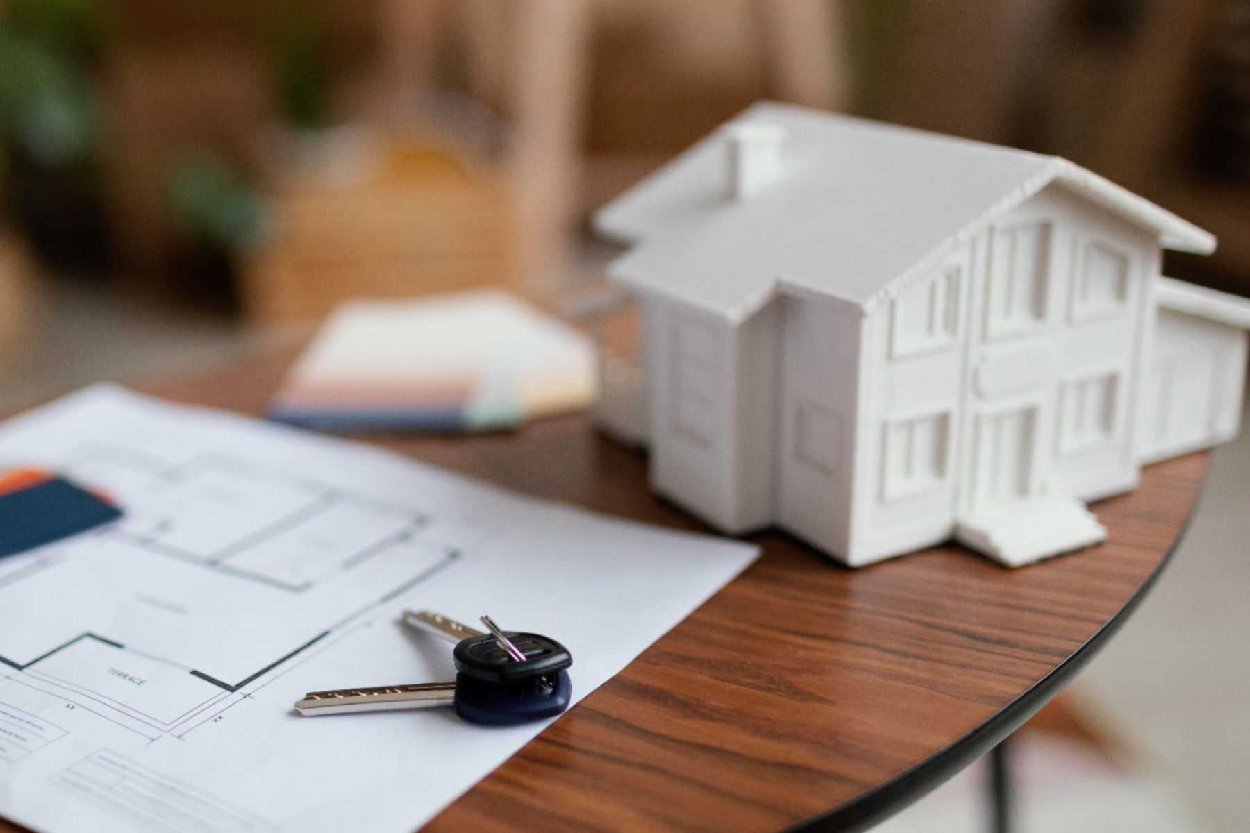 image d'une petite maquette d'une maison