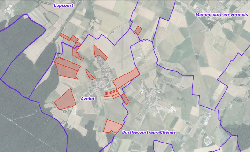 Terrain agricole plan